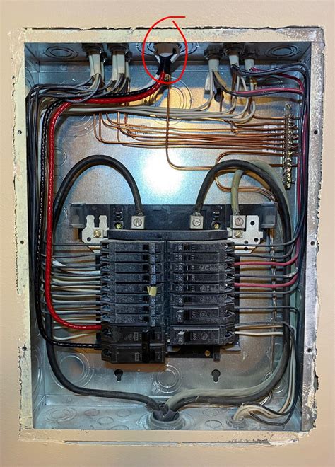 nm cable to panel box